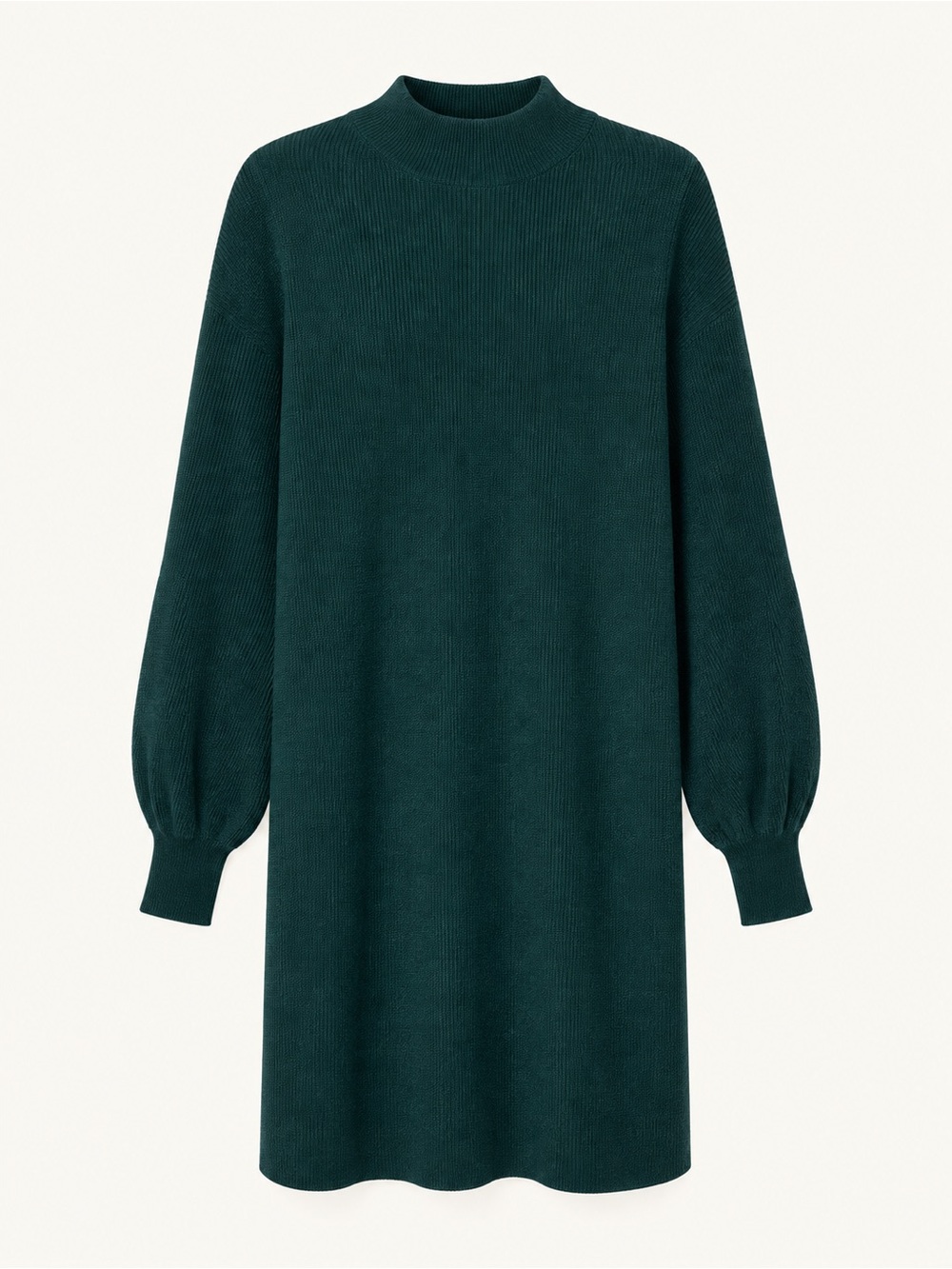 Banana Republic Dark Green Mock Neck Sweater Dress